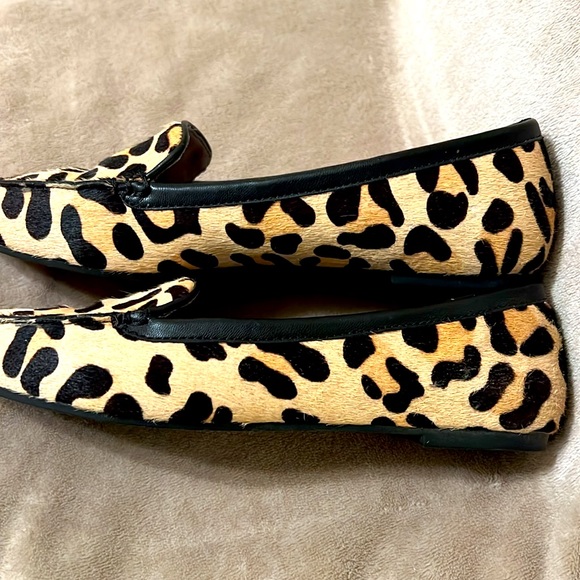 Kelly & Katie Jordi horsehair Leopard print Flats - Picture 4 of 7